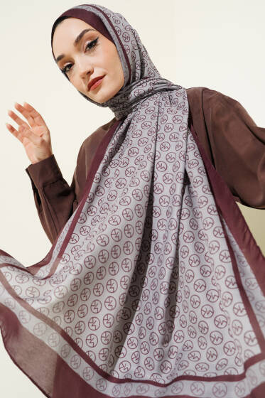 MK Desen Liva Modal Bordo Gri - Yılın Fırsatı