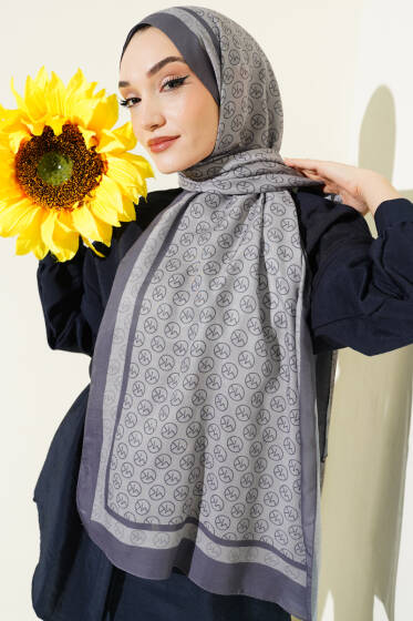 MK Desen Liva Modal Gri - Başörtüsü