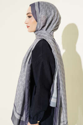 MK Desen Liva Modal Gri - Başörtüsü