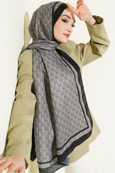 MK Desen Liva Modal Haki - Başörtüsü