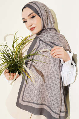 MK Desen Liva Modal Kayrak Grisi - Başörtüsü
