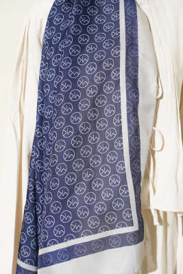 MK Desen Liva Modal Lacivert - Başörtüsü