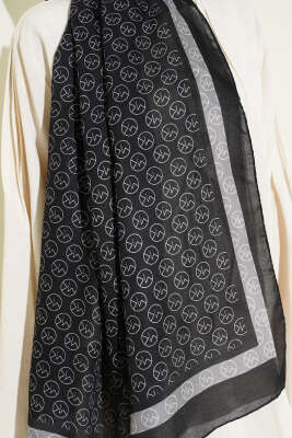 MK Desen Liva Modal Siyah - Başörtüsü