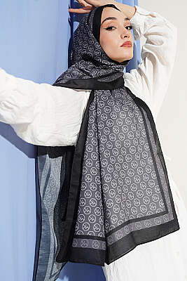 MK Desen Liva Modal Siyah Füme - MODA KAŞMİR