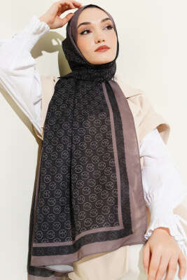 MK Desen Liva Modal Siyah Kahve - MODA KAŞMİR