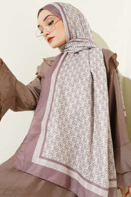 MK Desen Liva Modal Soft Kahve - MODA KAŞMİR