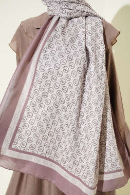 MK Desen Liva Modal Soft Kahve - Başörtüsü