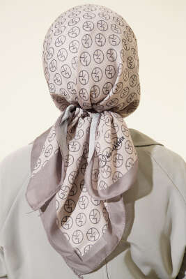 MK Desen Soft Eşarp Kum Bej - Başörtüsü