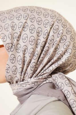 MK Desen Soft Eşarp Kum Bej - Başörtüsü