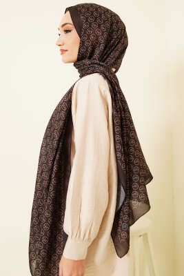 MK Desen Soft Şal Antrasit - Başörtüsü