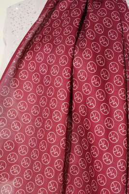 MK Desen Soft Şal Bordo - Yılın Fırsatı