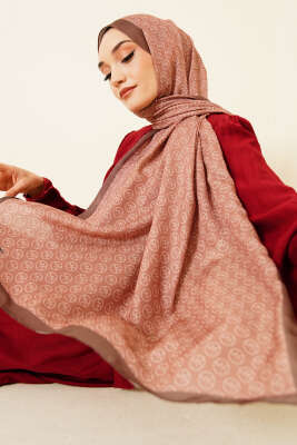 MK Desen Soft Şal Camel - MODA KAŞMİR