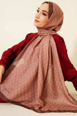 MK Desen Soft Şal Camel - Başörtüsü
