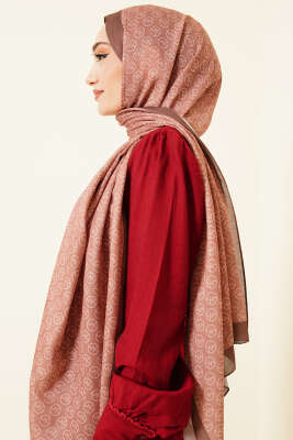 MK Desen Soft Şal Camel - Başörtüsü