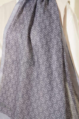 MK Desen Soft Şal Füme - Başörtüsü