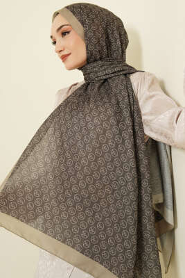 MK Desen Soft Şal Haki - Başörtüsü