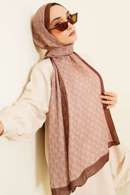 MK Desen Soft Şal Latte - MODA KAŞMİR