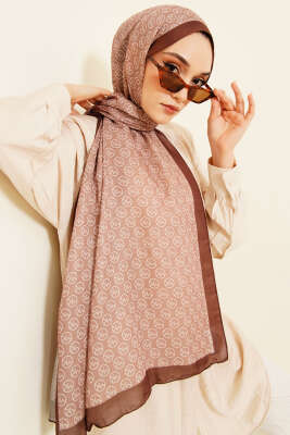 MK Desen Soft Şal Latte - Başörtüsü