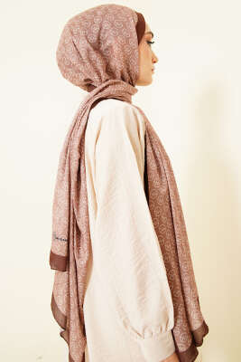 MK Desen Soft Şal Latte - Başörtüsü