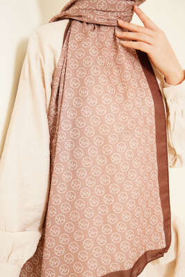 MK Desen Soft Şal Latte - Başörtüsü