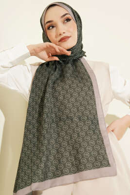 MK Desen Soft Şal Zümrüt - MODA KAŞMİR