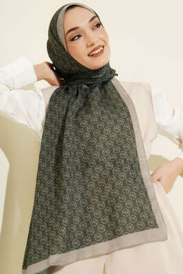 MK Desen Soft Şal Zümrüt - Başörtüsü