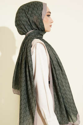 MK Desen Soft Şal Zümrüt - Başörtüsü