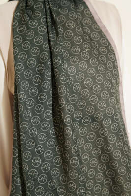 MK Desen Soft Şal Zümrüt - Başörtüsü