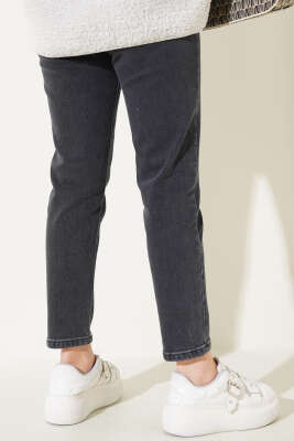Mom Friend Düz Jean Pantolon Füme - 300-500 TL Ürünler