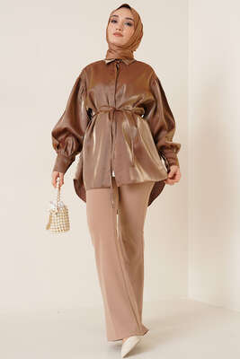 Moonlight Gömlek Kahve - Gömlek