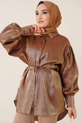 Moonlight Gömlek Kahve 