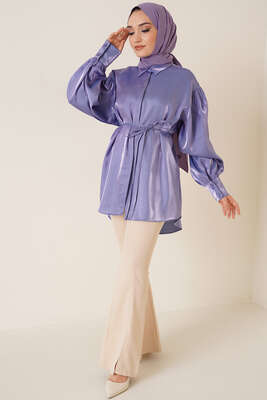 Moonlight Gömlek Lila - Gömlek