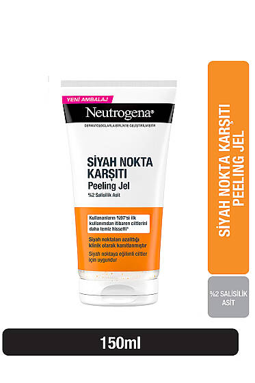 Neutrogena Siyah Nokta Karşıtı Peeling Jel 150 ml - Yüz Bakımı