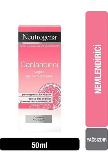 Neutrogena Yağsız Yüz Nemlendirici Canlandırıcı 50 ML - Yüz Kremi