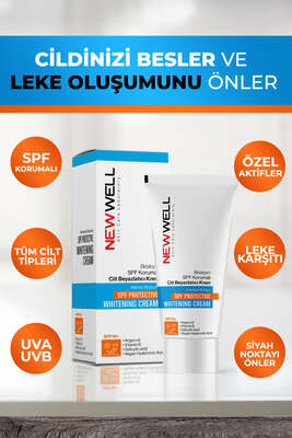 New Well Besleyici SPF Korumalı Cilt Beyazlatıcı Krem - CİLT BAKIM&KOZMETİK