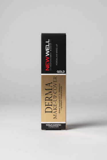 New Well Derma Make-Up Cover Fondöten Gold - Ten Makyajı