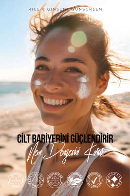 New Well Rice & Ginseng Sunscreen Spf50+ Pirinç Özlü Güneş Kremi 50 ML - Güneş Kremi