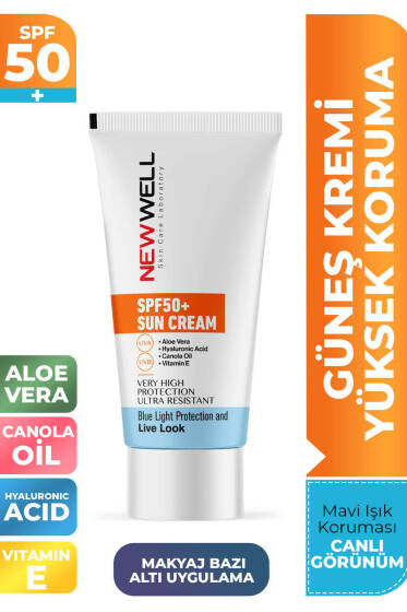 New Well Spf 50+ Yüksek Koruma Güneş Kremi - Güneş Kremi
