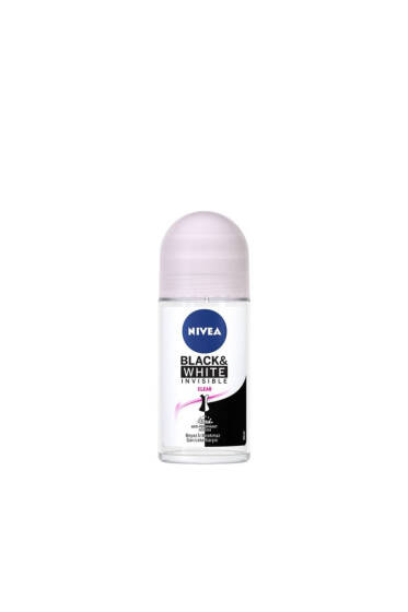 Nivea Black & White Invisible Clear 48 Saat Leke Karşıtı Kadın Roll-on Deodorant 50 ml - Yılın Fırsatı