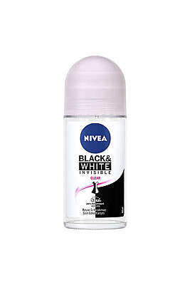 Nivea Black & White Invisible Clear 48 Saat Leke Karşıtı Kadın Roll-on Deodorant 50 ml - ERSAN KOZMETİK