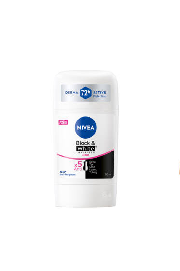 Nivea Black & White Invisible Clear 72 Saat Kadın Stick Deodorant 50 ml - Yılın Fırsatı