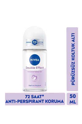 Nivea Double Effect Violet Senses 72 Saat Pürüzsüzlük Etkili Kadın Roll-on Deodorant 50 ml 