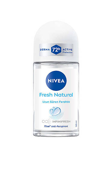 Nivea Fresh Natural 72 Saat Okyanus Özleri Kadın Roll-on Deodorant 50 ml - Yılın Fırsatı