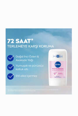 Nivea Pearl & Beauty 72 Saat İnci Özleri Kadın Stick Deodorant 50 ml - Yılın Fırsatı