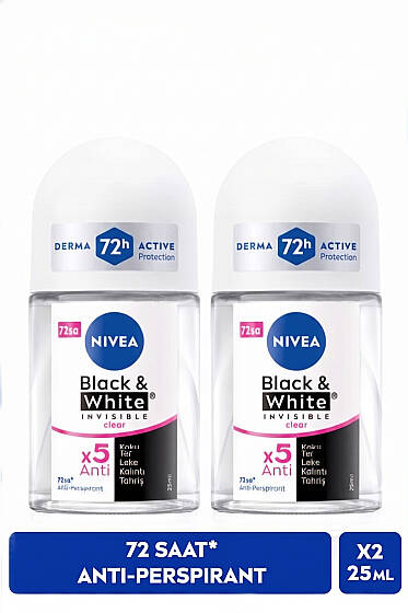 Nivea Roll-on 25ML+25ML Avantaj Paket Clear - CİLT BAKIM&KOZMETİK