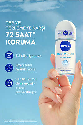Nivea Roll-on 25ML+25ML Avantaj Paket Fresh Natural - CİLT BAKIM&KOZMETİK