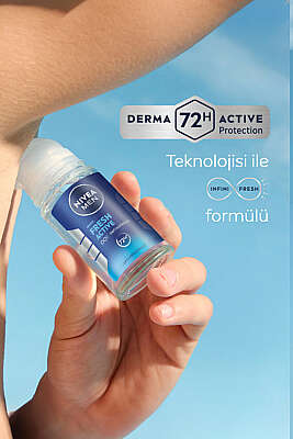Nivea Roll-on Man 25ML+25ML Avantaj Paket Fresh Active - CİLT BAKIM&KOZMETİK