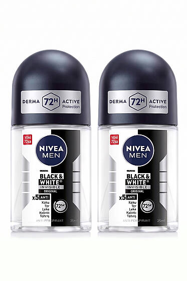 Nivea Roll-on Man 25ML+25ML Avantaj Paket Original - CİLT BAKIM&KOZMETİK