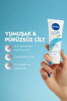 Nivea Soft Nemlendirici Bakım Kremi 75 ml - El Kremi