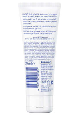 Nivea Soft Nemlendirici Bakım Kremi 75 ml - El Kremi